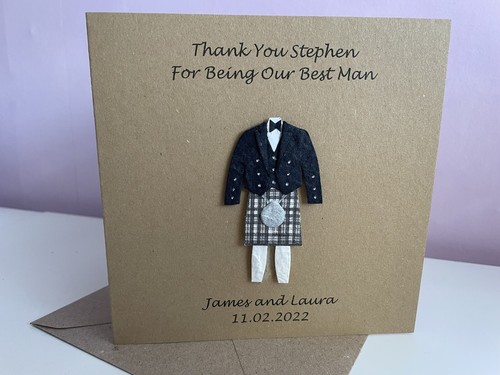 Personalised scottish thank - personalised,