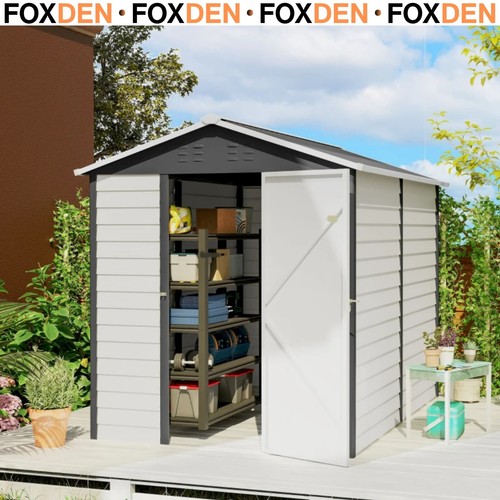 9x6ft metal garden shed - garden,