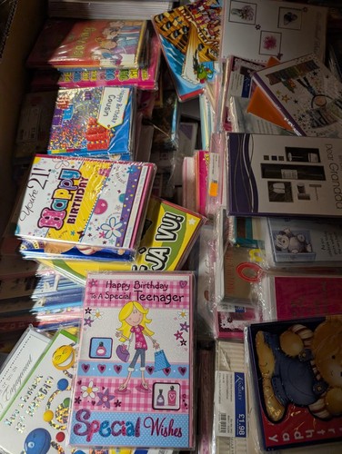 Greetings cards job lot - greetings,