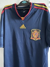 Spain Football Team | World Cup Away Shirt | 2010/2011 | Adidas | Mens - Size M