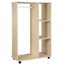 HOMCOM Rolling Open Wardrobe