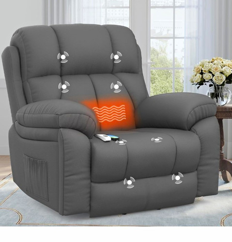 Dark grey rising - rising, recliner