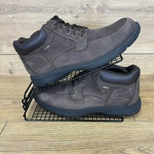 Timberland Boots Men’s Size UK 9 Richmond Gore-Tex Chucka Brown Nubuck Shoes