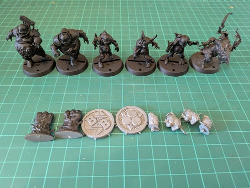Blood bowl nurgle - models, x6