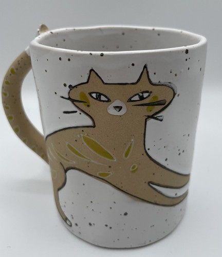 Anthropologie ceramic cat - ceramic,