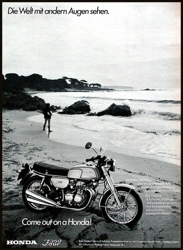 1973 honda 350 four - honda, cb