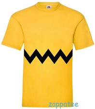 Charlie Brown inspired retro yellow peanuts T Shirt