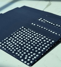 4 x IKEA Dark Blue/White