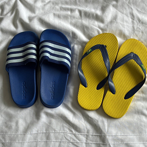 Adidas unisex kids blue slide - adidas,