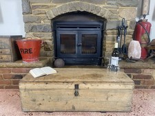 Old antique pine chest - antique,