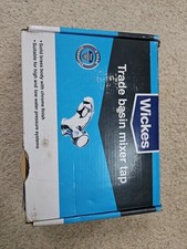 Wickes Trade Basin Mixer Tap CHROME Suitable High/ Low Pressure Water Systems UK