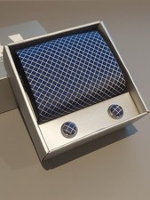 Silk Tie & Cufflink Set, new