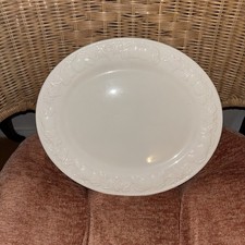 Barratts Fine Tableware Dinner Plate White FRUIT PATTERN Made In England 13 X 12