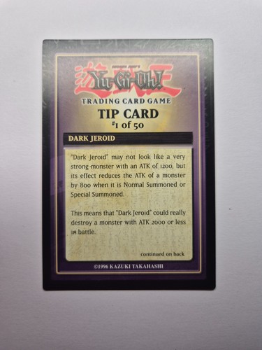 Yugioh tip cards choose your - tip,