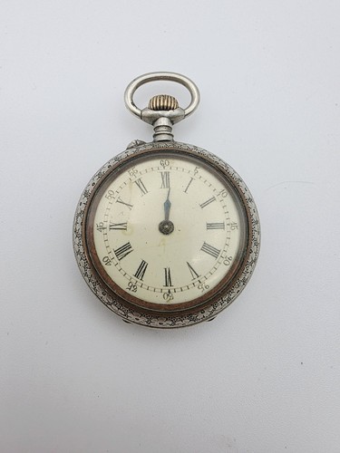 Antique c1900 floral silver - antique,