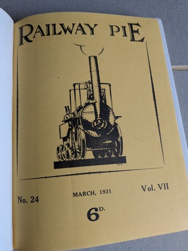 Railway pie 1931 official - pie,