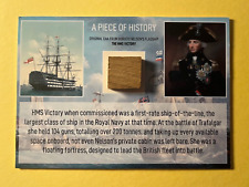 H.M.S. VICTORY - ADMIRAL NELSON's FLAGSHIP - ORIGINAL PIECE OF WOOD DISPLAY