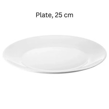 OFTAST Serving Plates - White Dinner Side/Deep Plates Kitchen Crockery set IKEA
