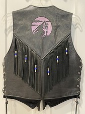 Fox Creek Wolf Leather Vest