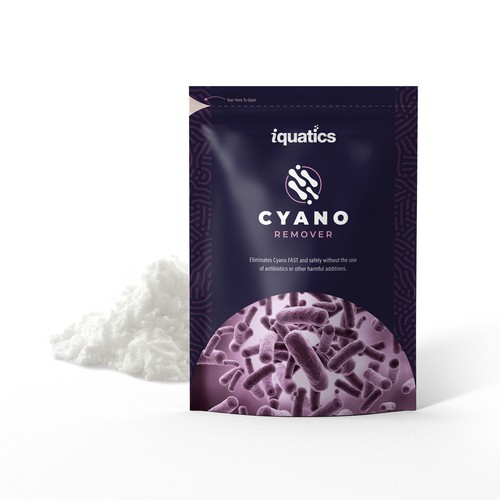 Iquatics 300g cyano - cyano, /