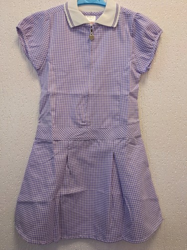 Lilac gingham summer school - gingham,