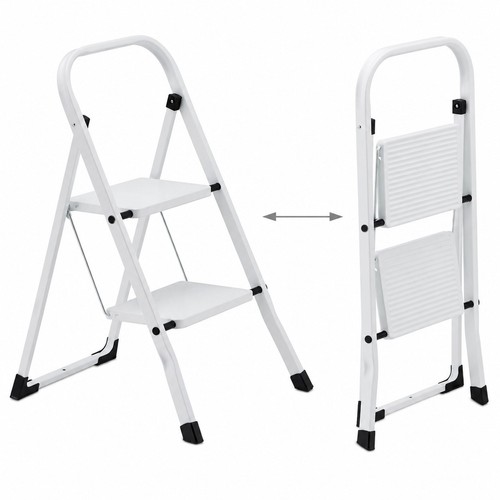 Step steel ladder foldable - step,