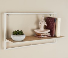 Tromso 1 Tier Wide Shelf - Oak