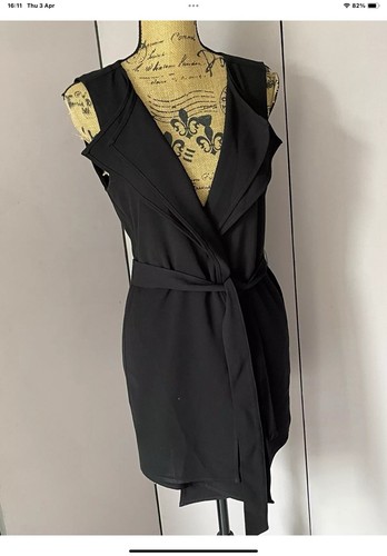Zara black sleeveless long - zara,
