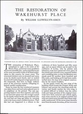 THE RESTORATION OF WAKEHURST