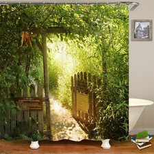 Green Bamboo Forest Shower