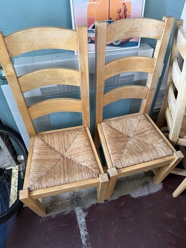 Set oak ladder - oak, back