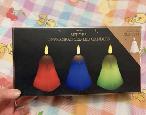 Colour changing candles - changing,