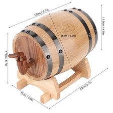 1L Mini Portable Household Oak