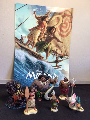 Disney moana figure set 6 - figure,