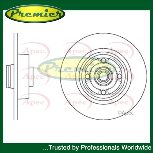 Premier rear brake disc - rear, 1x