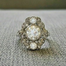 3.02Ct Diamond Antique Art