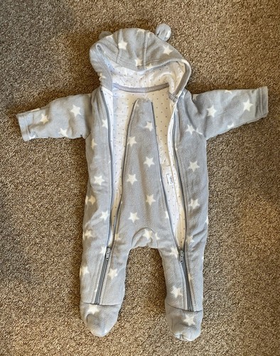 Lovely lined grey snowsuit - lined,
