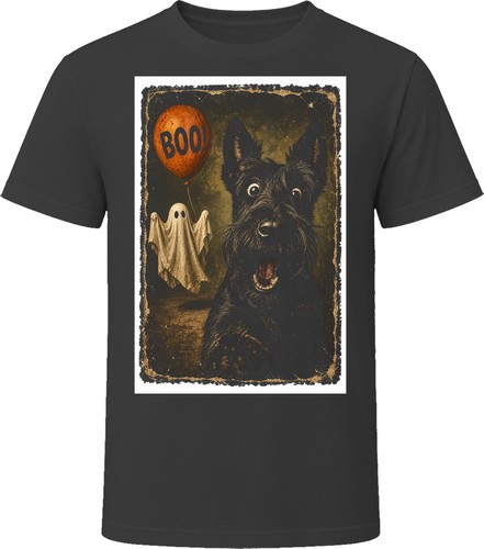 Scared scottish terrier - scottish,
