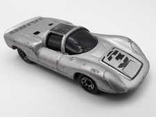 Matchbox Super GT Porsche 910 Silver Body Drive England Racing UB Toy Model Car,