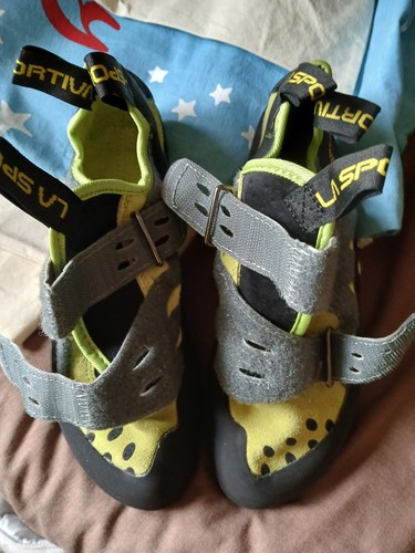 Rock climbing gear shoes - rock,