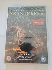 Skyscraper DVD 2018 Dwayne Johnson Marshall Thurber Certified 12 New Sealed