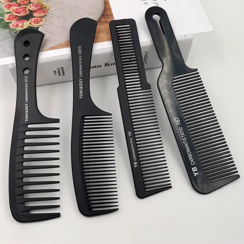 Flat top clipper comb carbon - flat,
