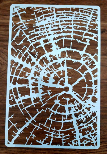 Abstract pattern stencil - abstract,