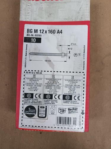 Fischer m12 160 - rg,
