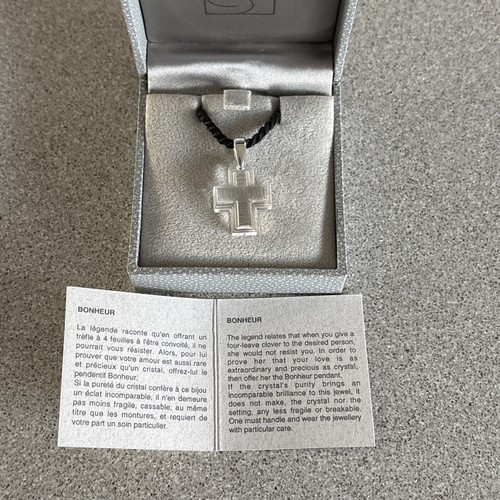 Lalique croix clear crystal - lalique,