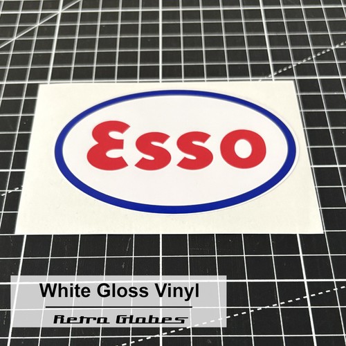 Esso printed vinyl sticker - printed,