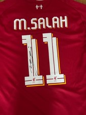 Mo Salah Signed Liverpool home