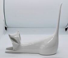 Royal Dux White Porcelain Cat