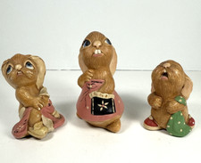 3 Pendelfin Hand Painted