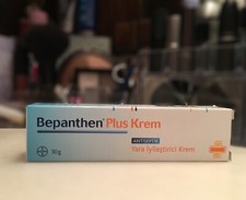 Bepanthen PLUS Cream 30g Wound Heal Nappy Rash Tattoo Eczema Burns Antiseptic 